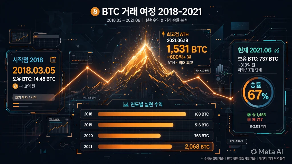 4년 누적 실현손익 이벤트